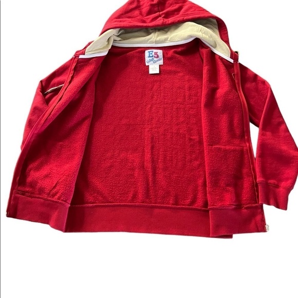 E5 CLASSICS WOMENS OU ZIPPERED HOODIE WITH BLING SIZE MEDIUM - Picture 8 of 12